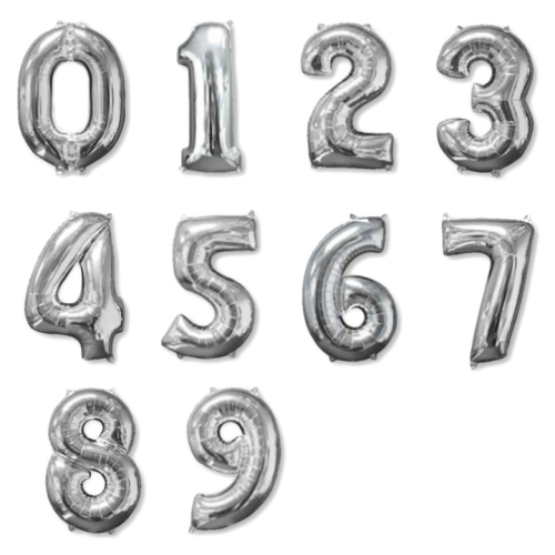 Globos de número 36