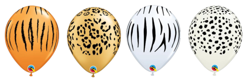 Globos impresos Qualatex Safari
