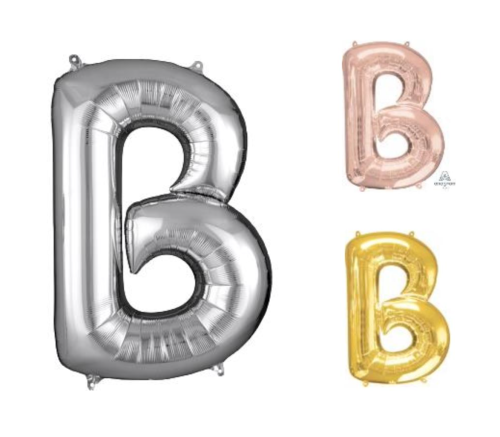 Globo de Letra B de 34” Marca Anagram/Convergram