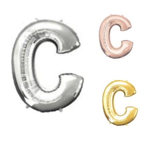 Globo de Letra C de 34” Marca Anagram/Convergram