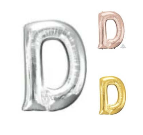 Globo de Letra D de 34” Marca Anagram/Convergram