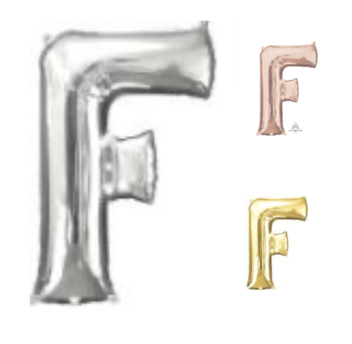 Globo de Letra F de 34” Marca Anagram/Convergram