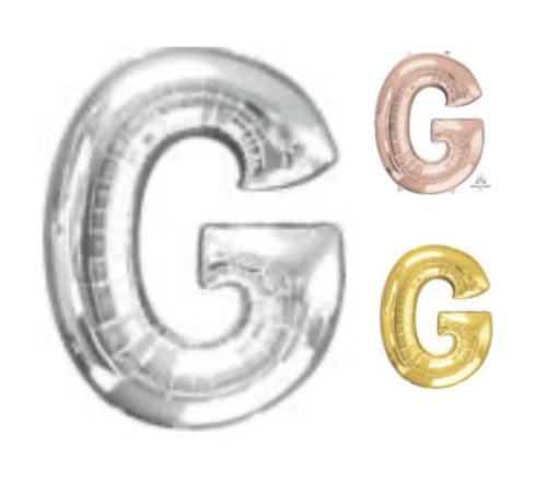 Globo de Letra G de 34” Marca Anagram/Convergram