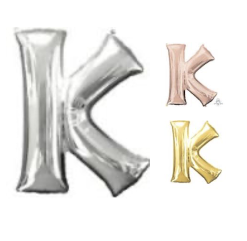 Globo de Letra K de 34” Marca Anagram/Convergram