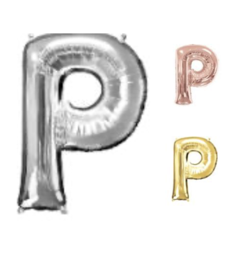 Globo de Letra P de 34” Marca Anagram/Convergram