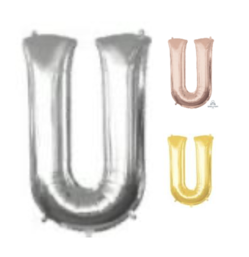 Globo de Letra U de 34” Marca Anagram/Convergram