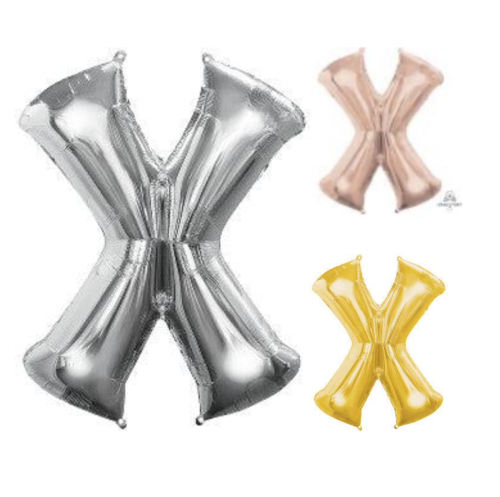 Globo de Letra X de 34” Marca Anagram/Convergram