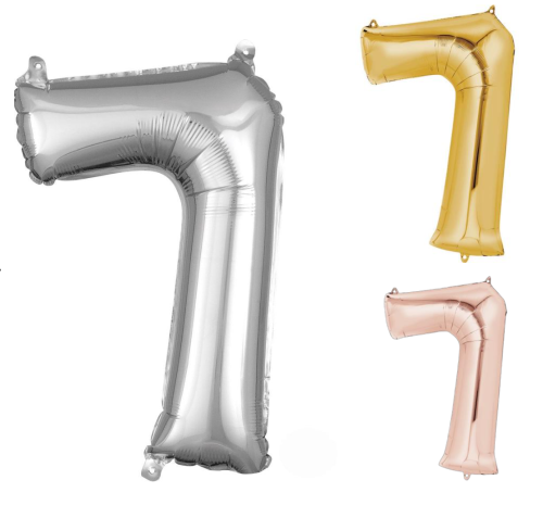 Globo de Número 7 de 34” Marca Anagram/Convergram