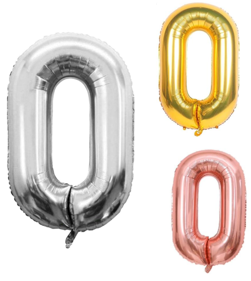 Globo de Número 0 de 34” Marca Anagram/Convergram