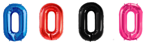 Globo de Número 0 de 34” Marca Anagram/Convergram