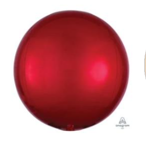 Globo Orbz Liso Rojo Anagram/Convergram
