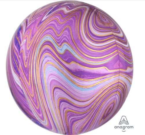 Globo Orbz Marblez Purpura/Amarillo Anagram/Convergram