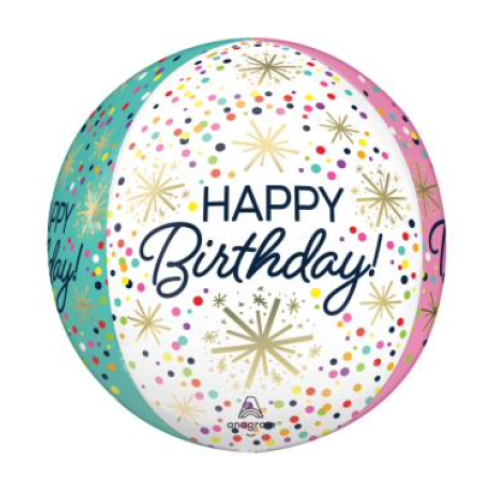 Globo Orbz Cumpleaños Anagram/Convergram