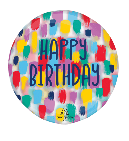 CRYSTAL CLEARZ BRURBUJA TRANSPARENTE Cumpleaños Anagram/Convergram