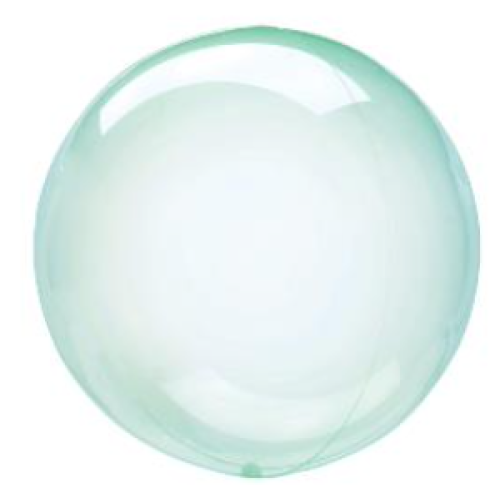 CRYSTAL CLEARZ BRURBUJA TRANSPARENTE LISA Verde Anagram/Convergram