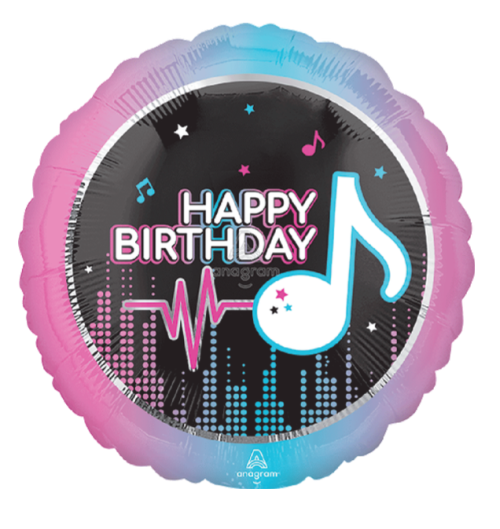 Globo de cumpleaños Happy Birthday 18”