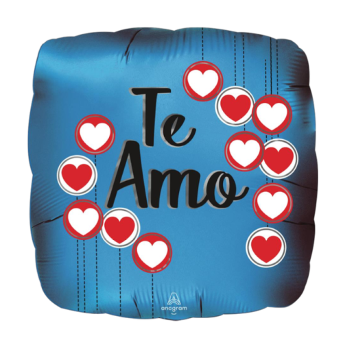 Globo de foil de tema de amor de 18”