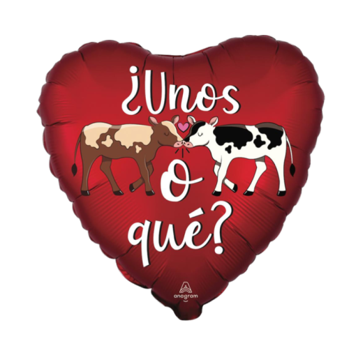 Globo de foil de tema de amor de 18”