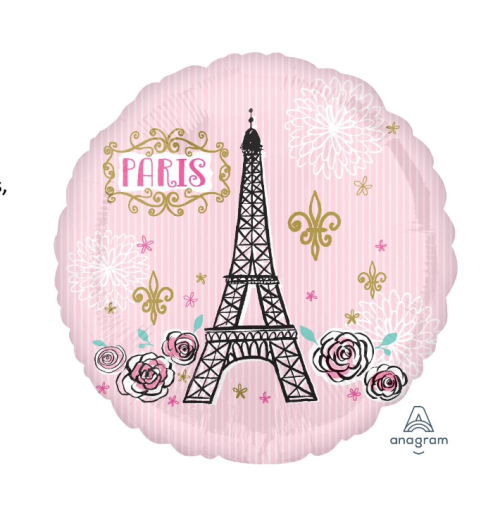 Globo de foil de tema de amor de 18”