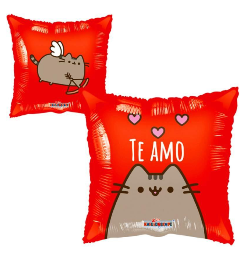 Globo de foil de tema de amor de 36” Te amo pushen