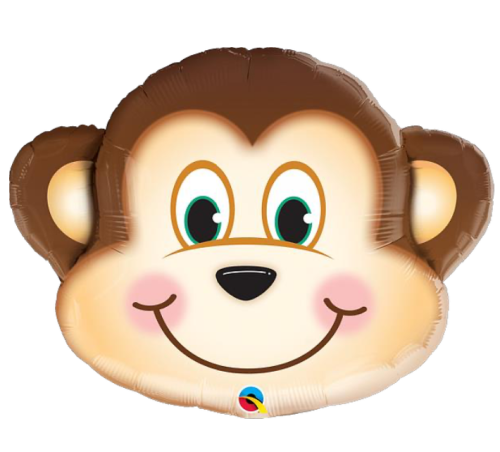 Globo de foil en forma de animales 28” Cabeza de chanquito