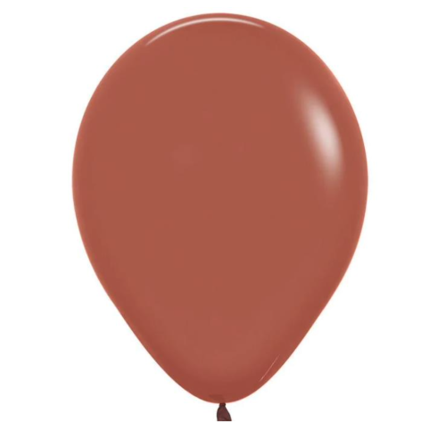 Bolsa de globos de látex Sempertex número 5 color FASHION TERRACOTA