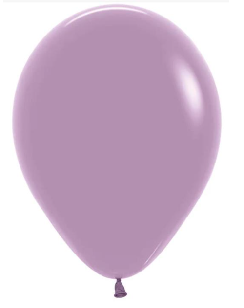 Bolsa de globos de látex Sempertex número 12 color PASTEL DUSK LAVANDA