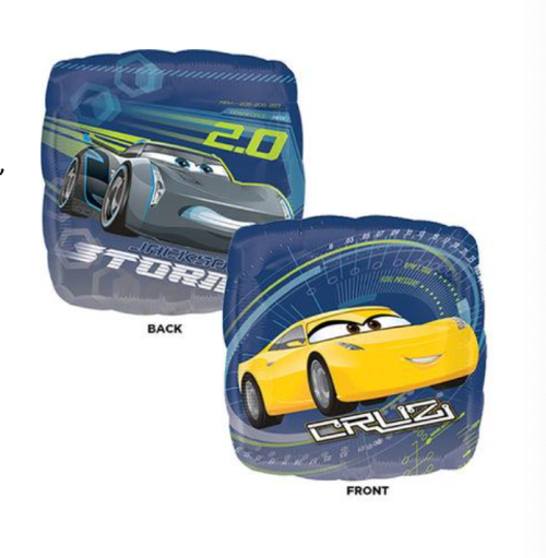 Globo de foil de personajes de 18” Cars